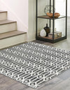 Garden Maze Retreat Collection Area Rug -  Mazeview Square Gray  lifestyle 44