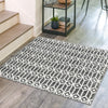 Garden Maze Retreat Collection Area Rug -  Mazeview Square Gray  lifestyle 158