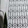 Garden Maze Retreat Collection Area Rug -  Mazeview Octagon White  lifestyle 162