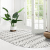 Garden Maze Retreat Collection Area Rug -  Mazeview Oval White  lifestyle 191