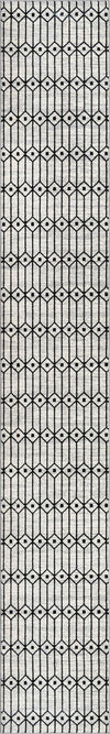 Garden Maze Retreat Collection Area Rug -  Mazeview Runner White  lifestyle 29