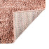 Plush Paradise Retreat Collection Area Rug - Santorini (Grapefruit Pink)