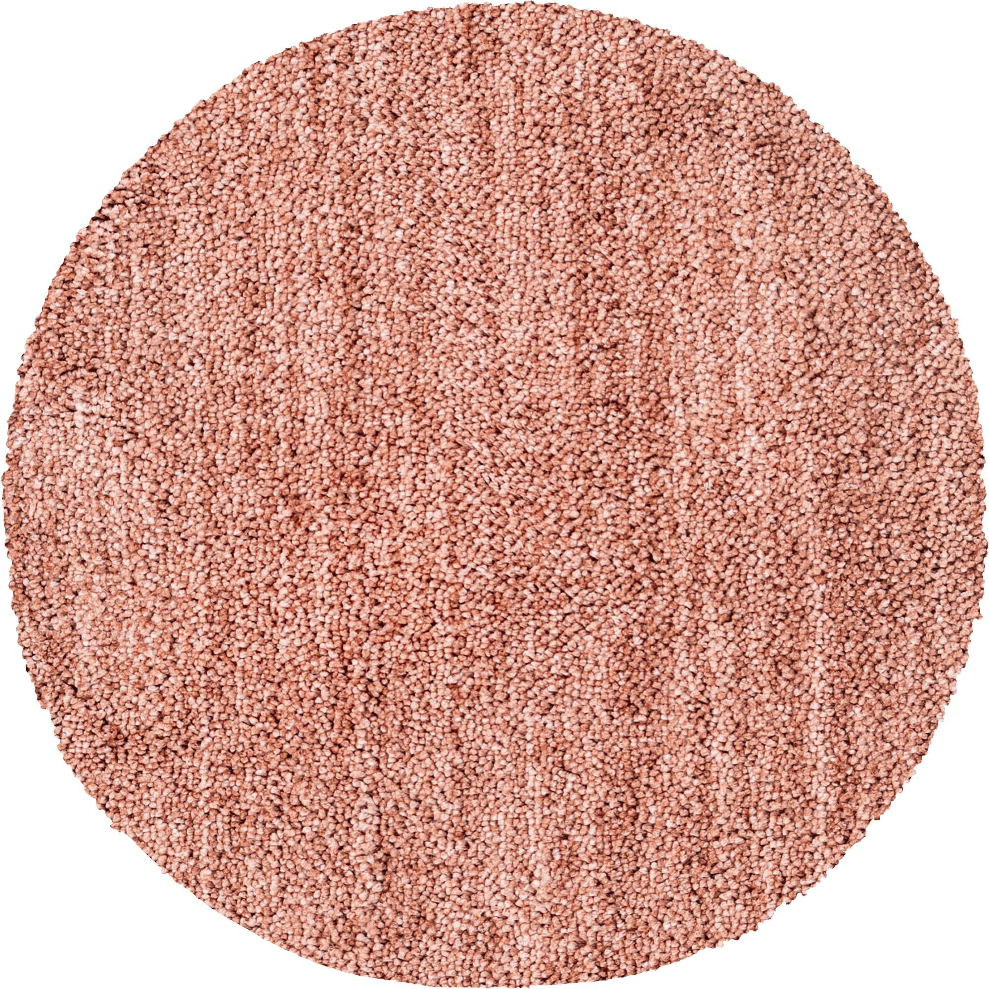 Plush Paradise Retreat Collection Area Rug - Santorini (Grapefruit Pink)