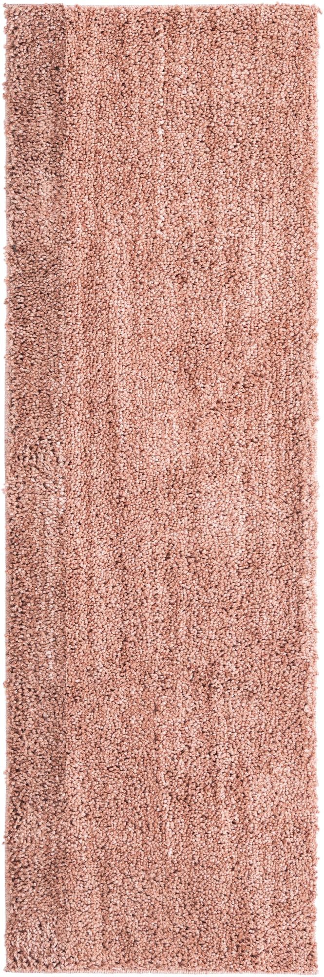 Plush Paradise Retreat Collection Area Rug - Santorini (Grapefruit Pink)