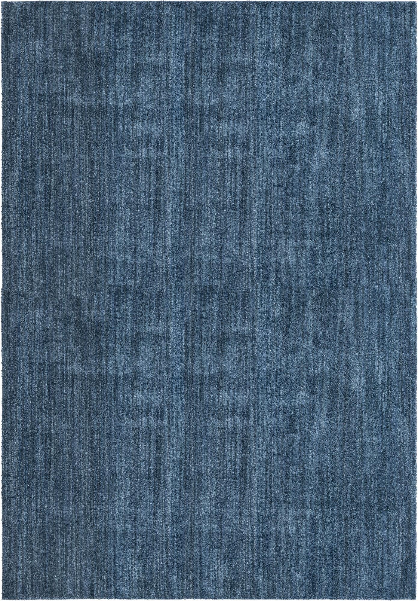 Plush Paradise Retreat Collection Area Rug - Santorini (Blueberry Blue)