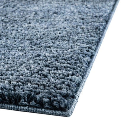 Plush Paradise Retreat Collection Area Rug - Santorini (Blueberry Blue)