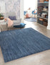 Plush Paradise Retreat Collection Area Rug - Santorini (Blueberry Blue)