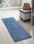 Plush Paradise Retreat Collection Area Rug - Santorini (Blueberry Blue)