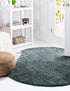 Plush Paradise Retreat Collection Area Rug - Santorini (Rosemary Green)