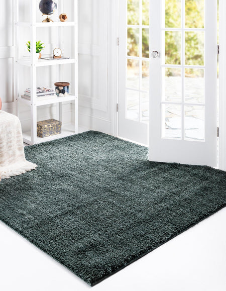 Plush Paradise Retreat Collection Area Rug - Santorini (Rosemary Green)