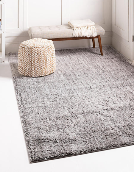 Plush Paradise Retreat Collection Area Rug - Santorini (Ash Gray)