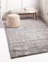 Plush Paradise Retreat Collection Area Rug - Santorini (Ash Gray)