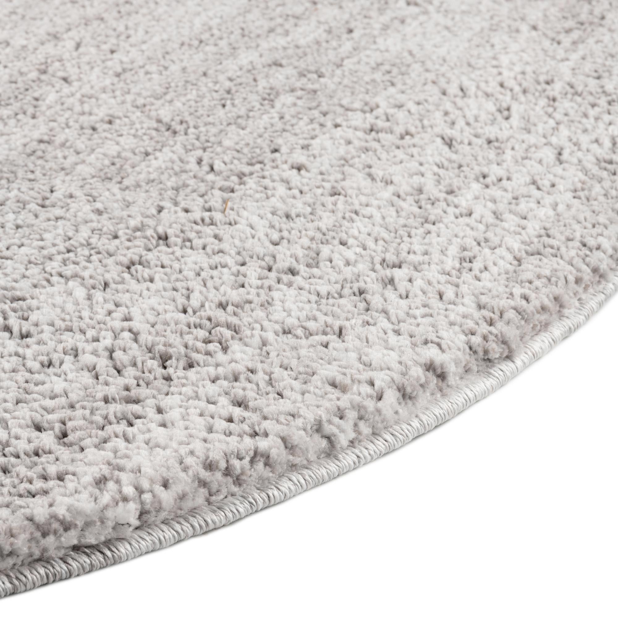 Plush Paradise Retreat Collection Area Rug - Santorini (Ash Gray)