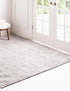 Plush Paradise Retreat Collection Area Rug - Santorini (Ash Gray)