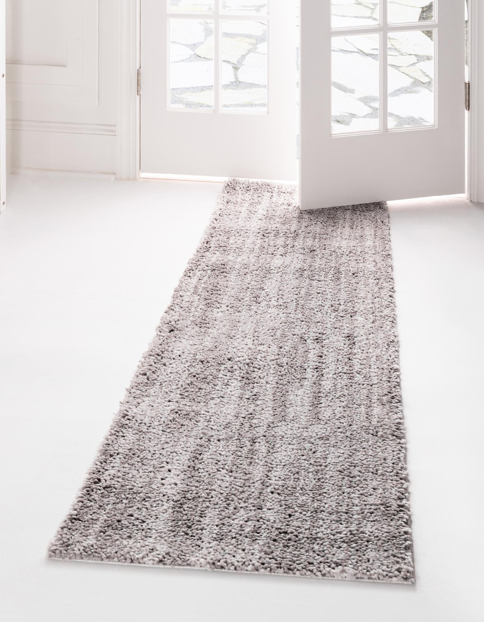 Plush Paradise Retreat Collection Area Rug - Santorini (Ash Gray)