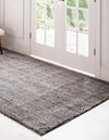 Plush Paradise Retreat Collection Area Rug - Santorini (Pepper Gray) Rectangle Pepper Gray  lifestyle 3