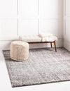 Plush Paradise Retreat Collection Area Rug - Santorini (Pepper Gray) Square Pepper Gray  lifestyle 16