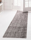 Plush Paradise Retreat Collection Area Rug - Santorini (Pepper Gray) Runner Pepper Gray  lifestyle 17