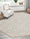 Andes Summit Collection Area Rug -  Pichincha Octagon Snow White  lifestyle 20