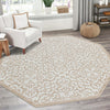 Andes Summit Collection Area Rug -  Pichincha Octagon Snow White  lifestyle 55