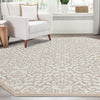 Andes Summit Collection Area Rug -  Pichincha Octagon Snow White  lifestyle 56