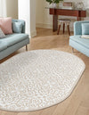 Andes Summit Collection Area Rug -  Pichincha Oval Snow White  lifestyle 19