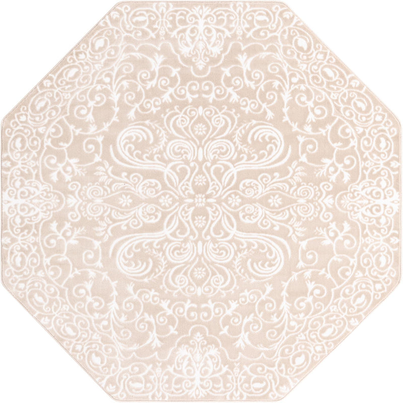 Andes Summit Collection Area Rug -  Lanín Octagon Beige  lifestyle 21