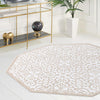 Andes Summit Collection Area Rug -  Chimborazo Octagon Snow White  lifestyle 75