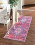 Baroque Era Collection Area Rug - Versailles (Multi Fuchsia)