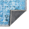 Baroque Era Collection Area Rug - Versailles (Aqua Blue) Runner Aqua Blue  lifestyle 24