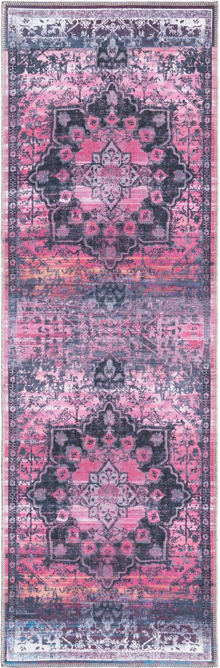 Baroque Era Collection Area Rug - Versailles (Antique Rose)