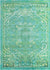 Baroque Era Collection Area Rug - Versailles (Spring Green) Rectangle Spring Green Main