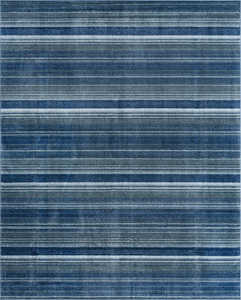 Jewel Oasis Collection Area Rug - Sapphire (Blue) Rectangle Blue Main