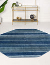 Jewel Oasis Collection Area Rug - Sapphire (Blue) Octagon Blue  lifestyle 17