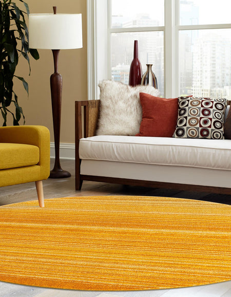 Jewel Oasis Collection Area Rug - Sapphire (Yellow)