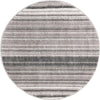 Jewel Oasis Collection Area Rug - Sapphire (Gray) Round Gray  lifestyle 14