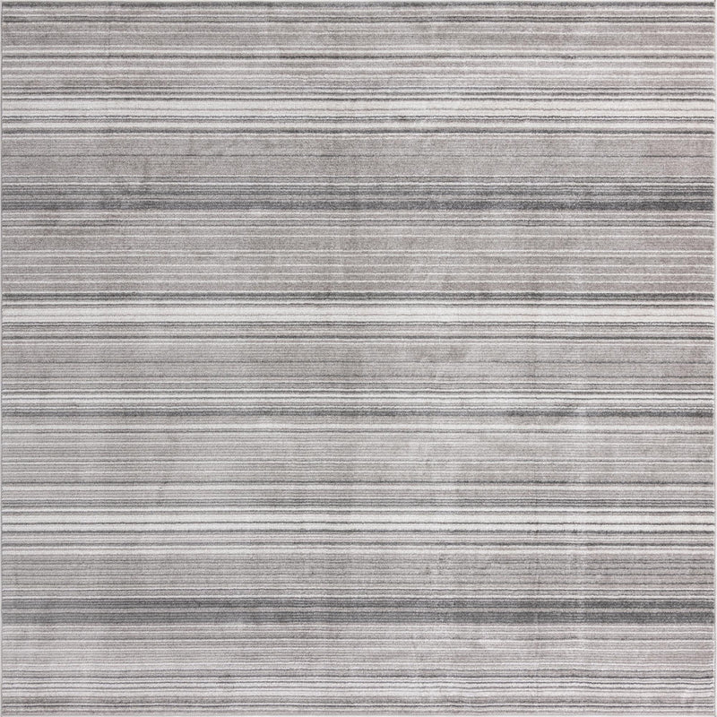 Jewel Oasis Collection Area Rug - Sapphire (Gray) Square Gray  lifestyle 15