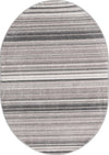 Jewel Oasis Collection Area Rug - Sapphire (Gray) Oval Gray  lifestyle 16