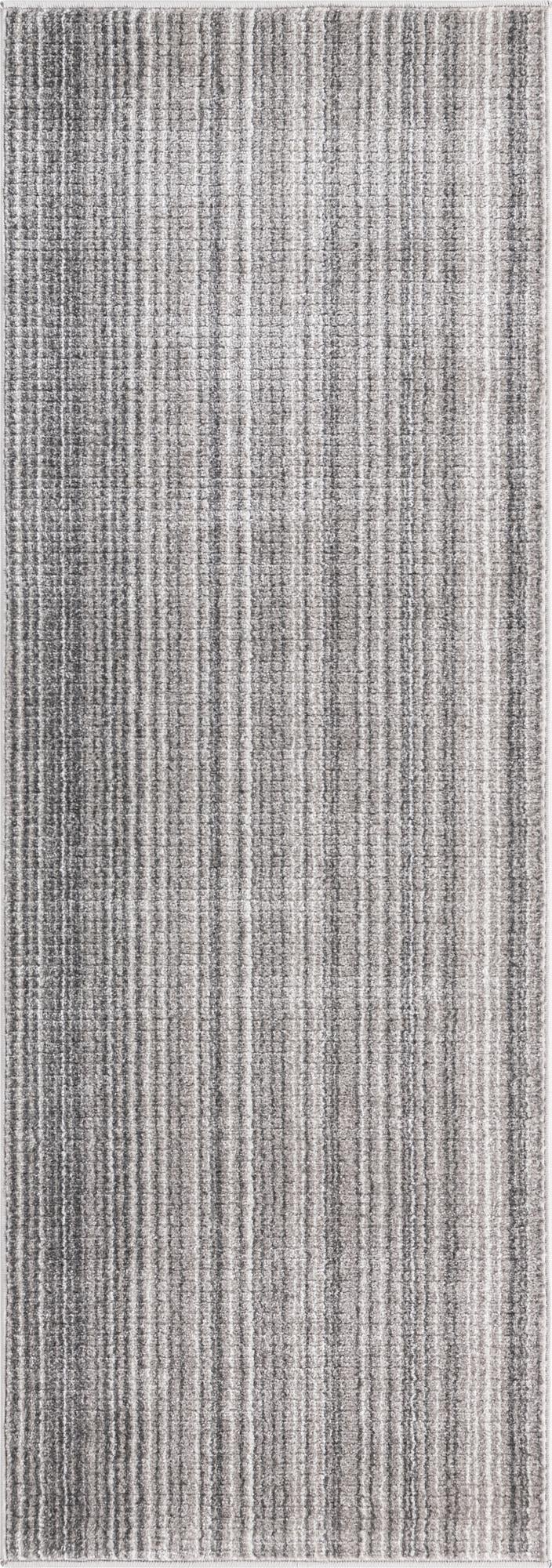 Jewel Oasis Collection Area Rug - Sapphire (Gray) Runner Gray  lifestyle 18