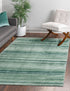 Jewel Oasis Collection Area Rug - Sapphire (Green)