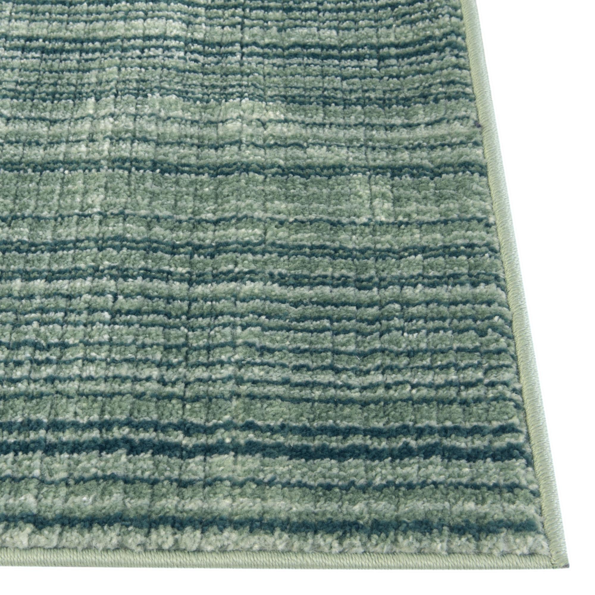 Jewel Oasis Collection Area Rug - Sapphire (Green)