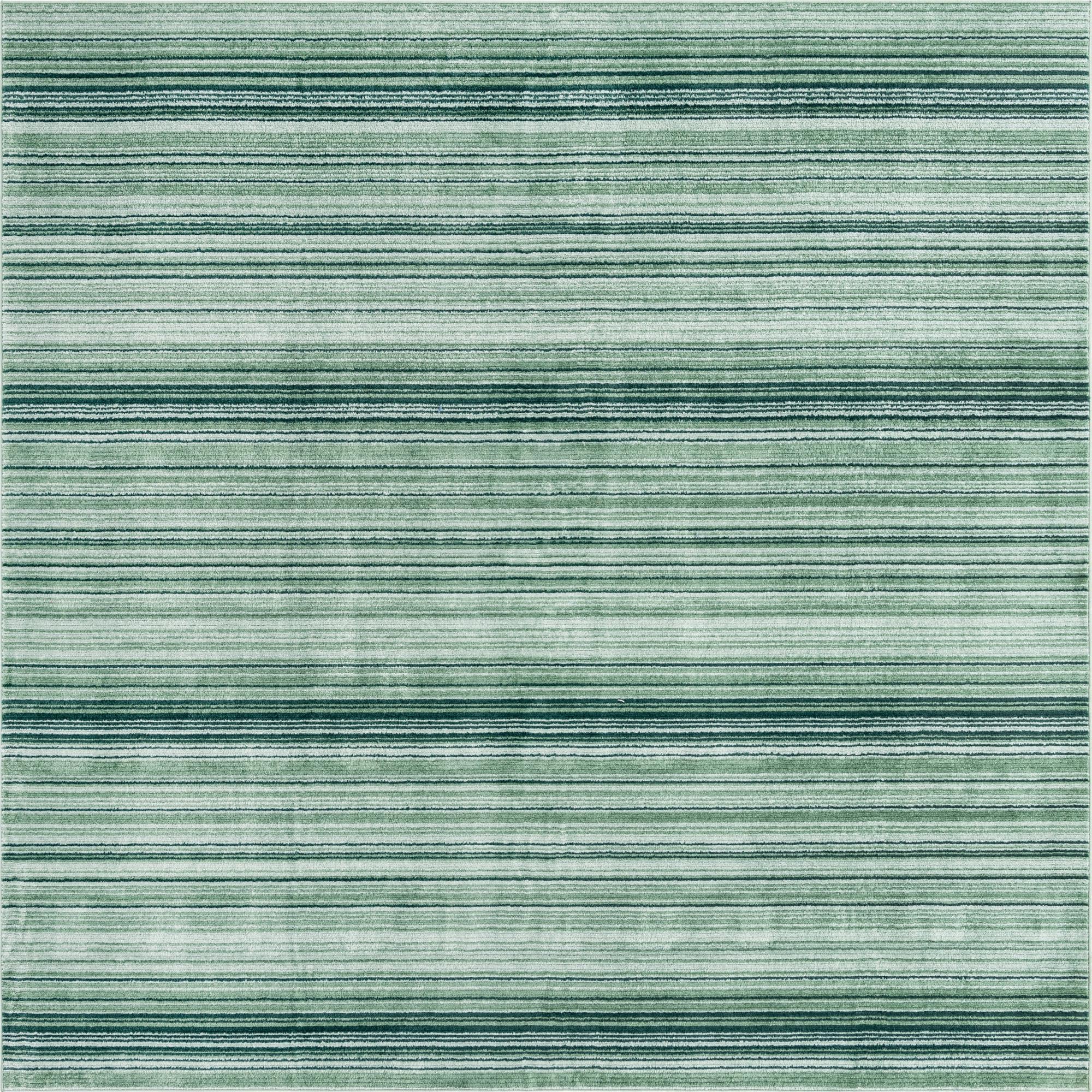 Jewel Oasis Collection Area Rug - Sapphire (Green)