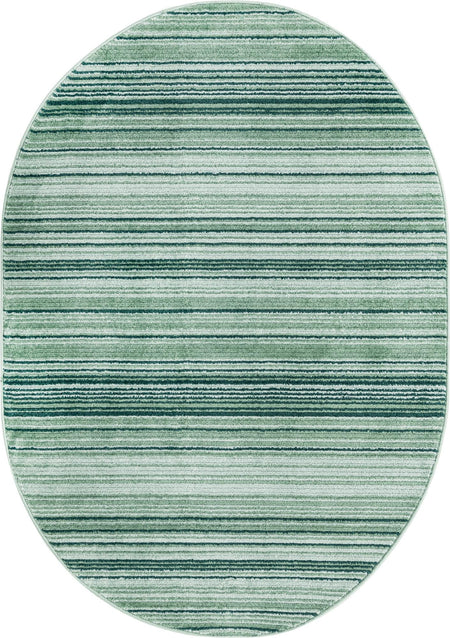 Jewel Oasis Collection Area Rug - Sapphire (Green)