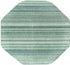 Jewel Oasis Collection Area Rug - Sapphire (Green)