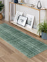 Jewel Oasis Collection Area Rug - Sapphire (Green)