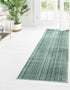 Jewel Oasis Collection Area Rug - Sapphire (Green)