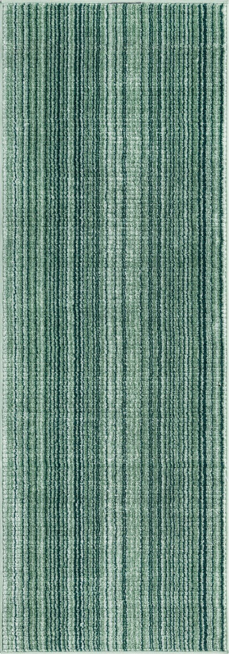 Jewel Oasis Collection Area Rug - Sapphire (Green)