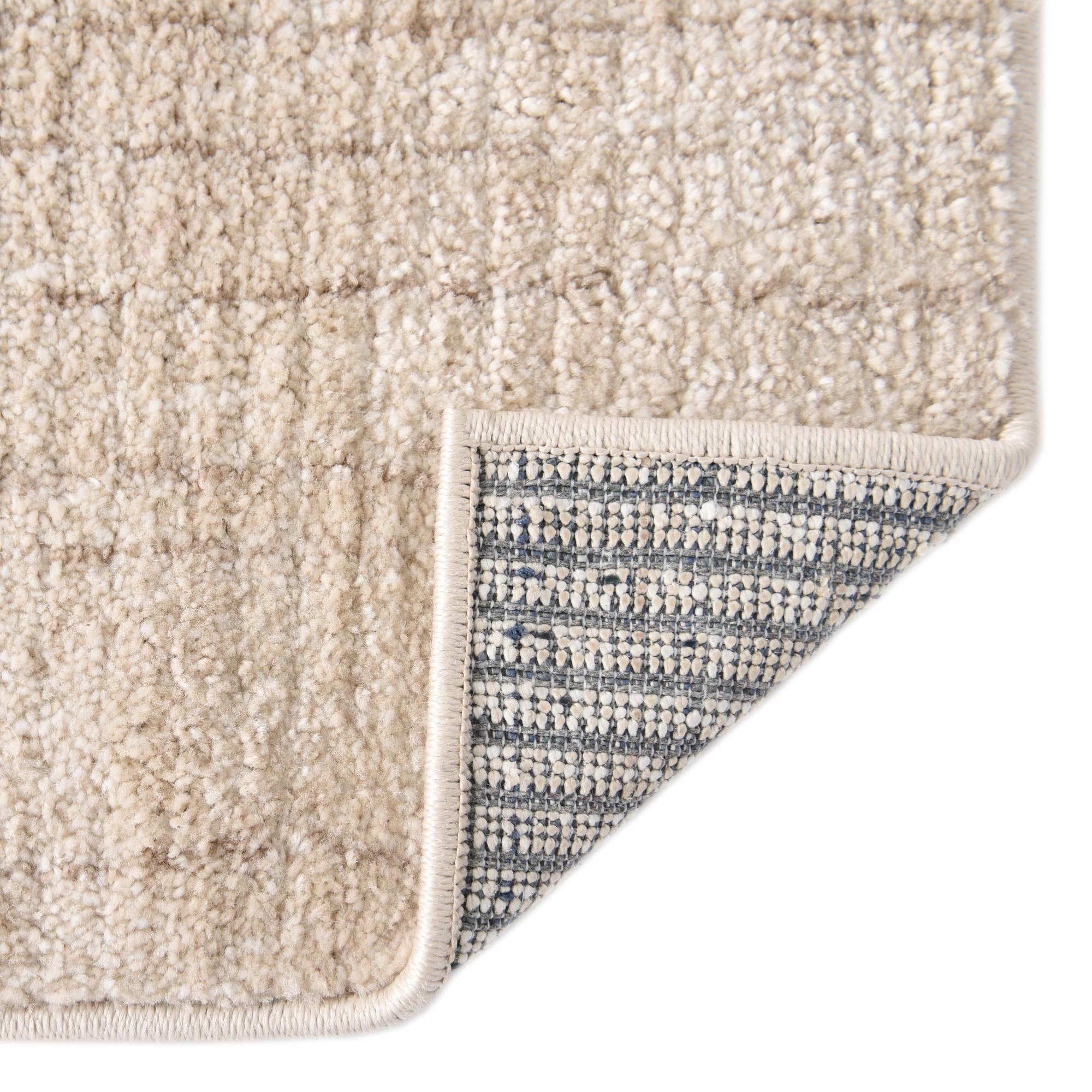 Jewel Oasis Collection Area Rug - Sapphire (Ivory)