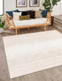 Jewel Oasis Collection Area Rug - Sapphire (Ivory)