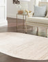 Jewel Oasis Collection Area Rug - Sapphire (Ivory)